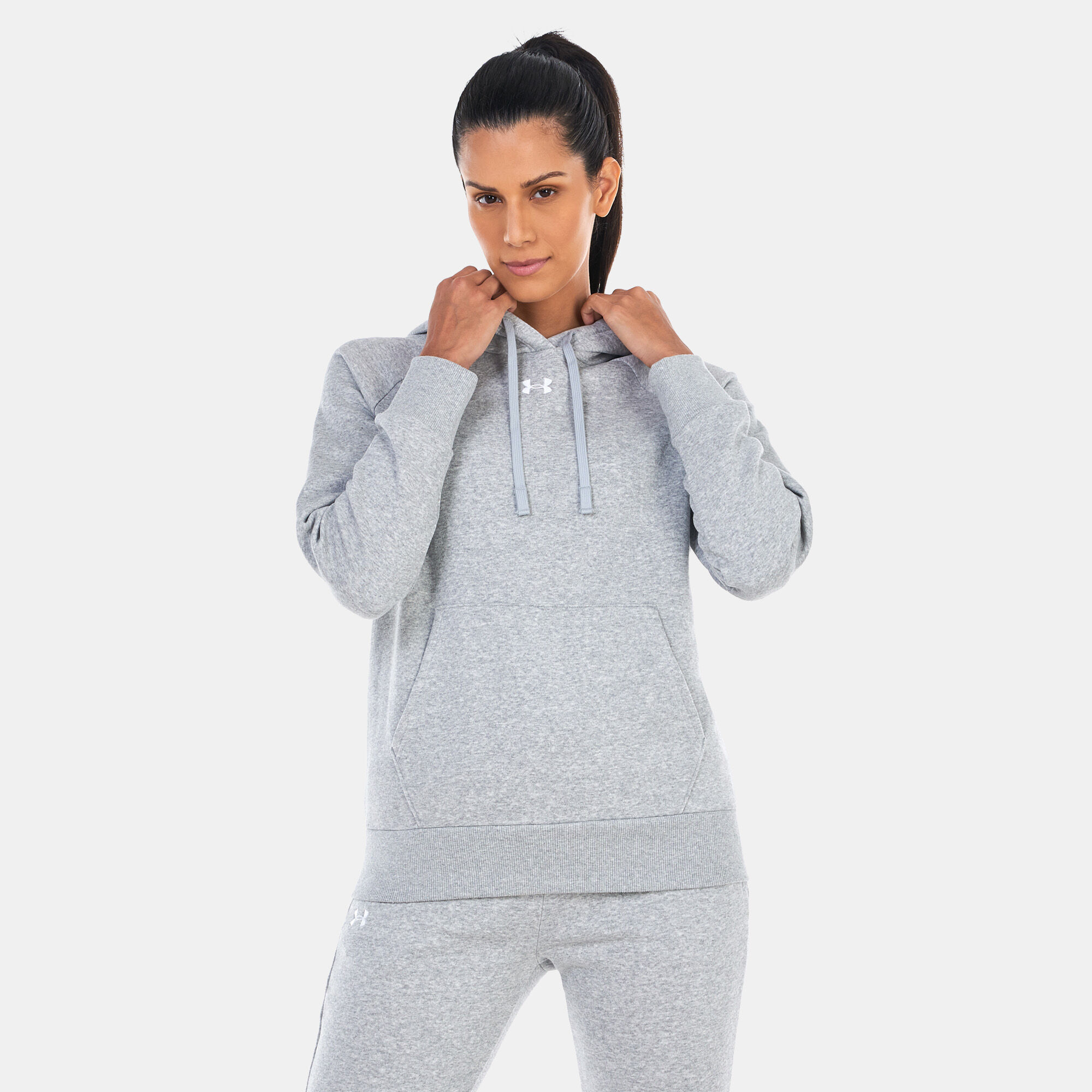 Women's ua rival fleece hoodie outlet