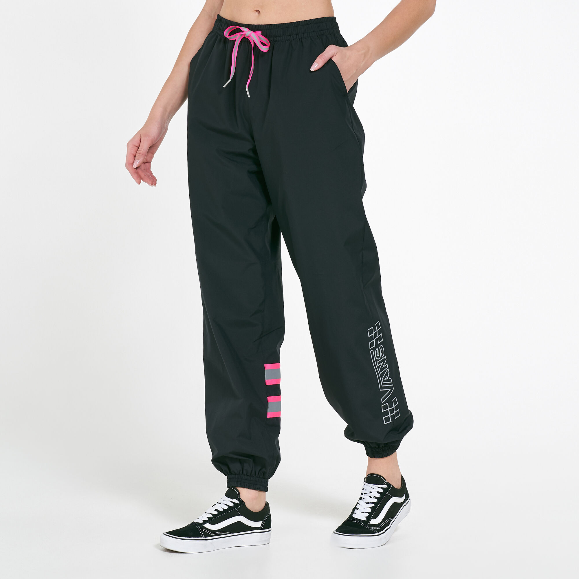 Vans and track discount pants