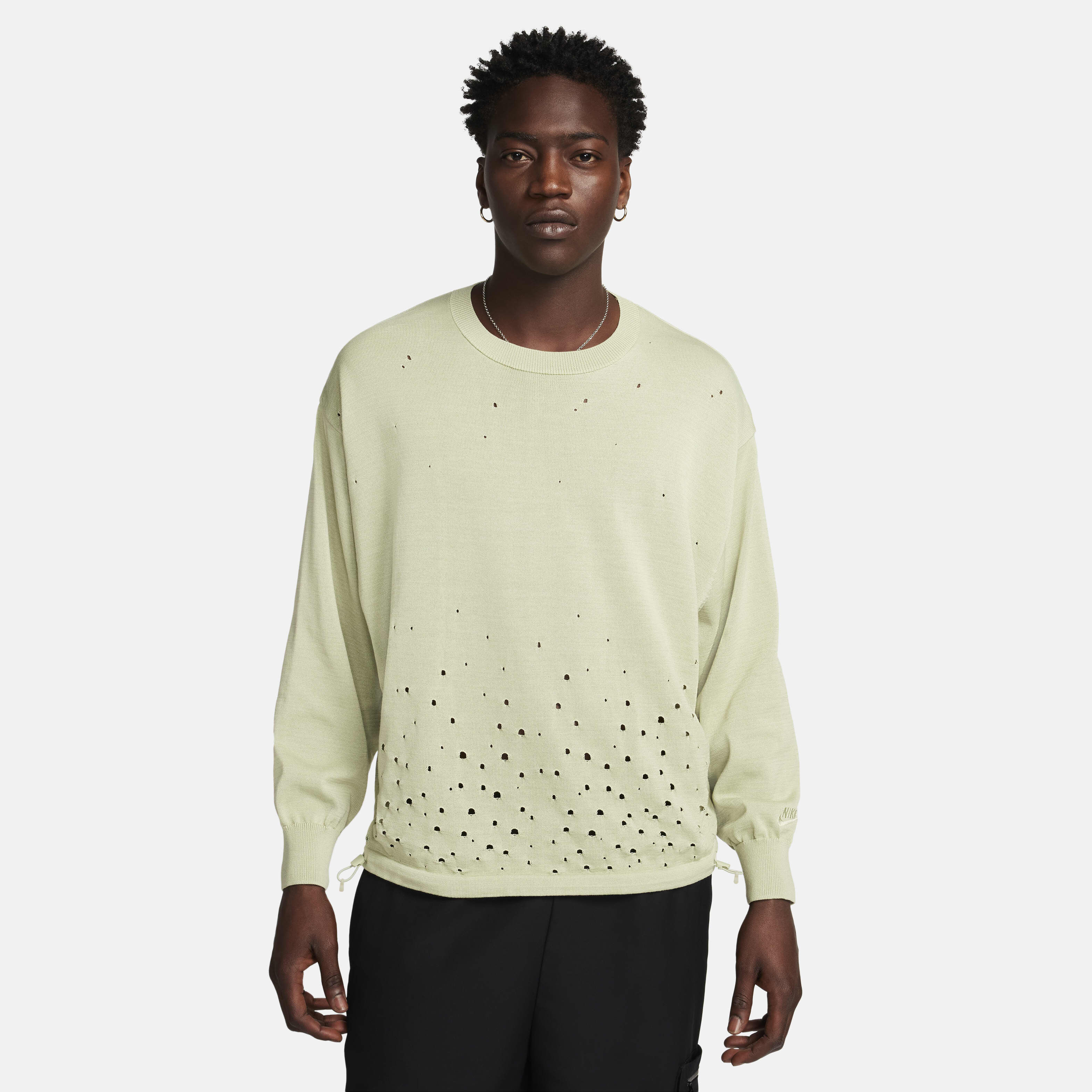 Men s Sportswear Tech Pack Jumper Green Nike in Kuwait SSS