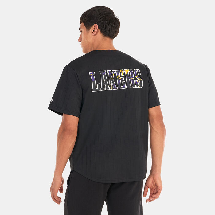 New Era LA Lakers Team Logo Jersey Black image number 2