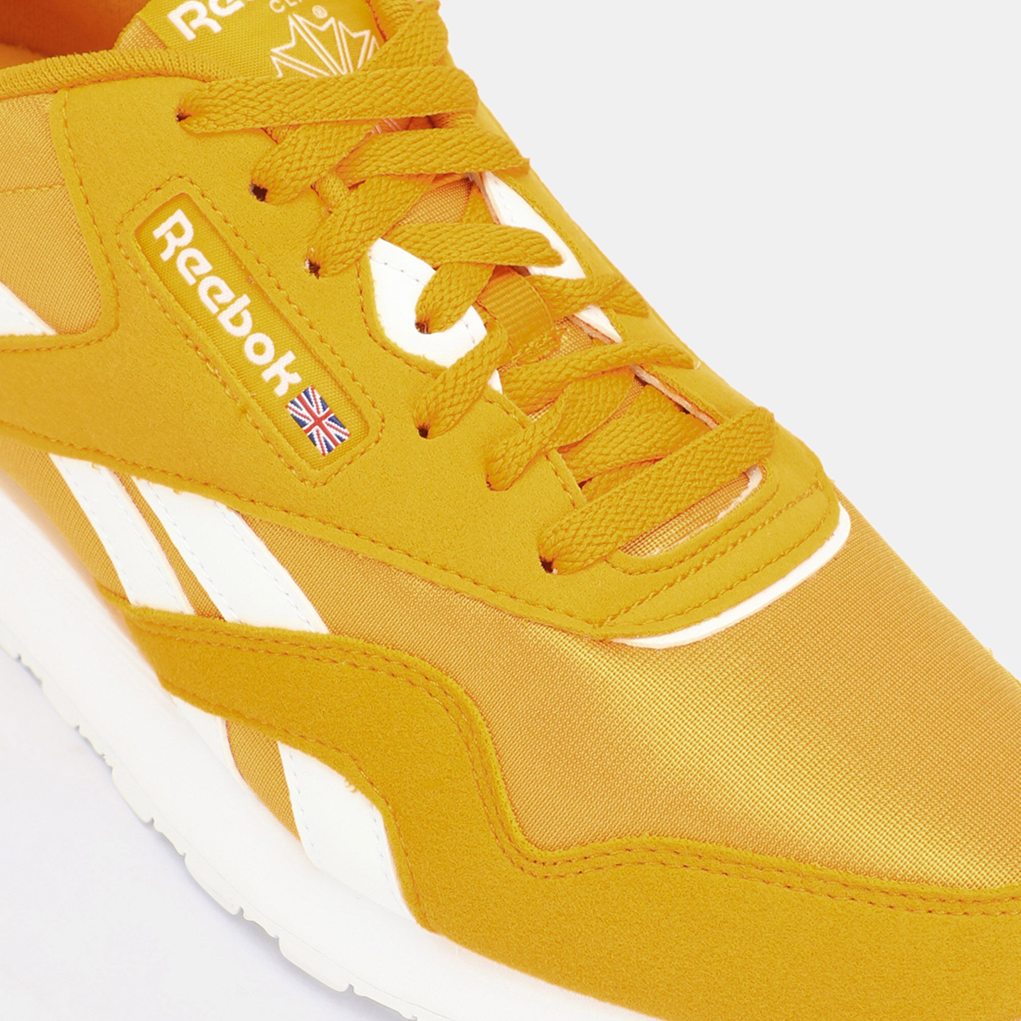 Yellow reebok classic best sale nylon