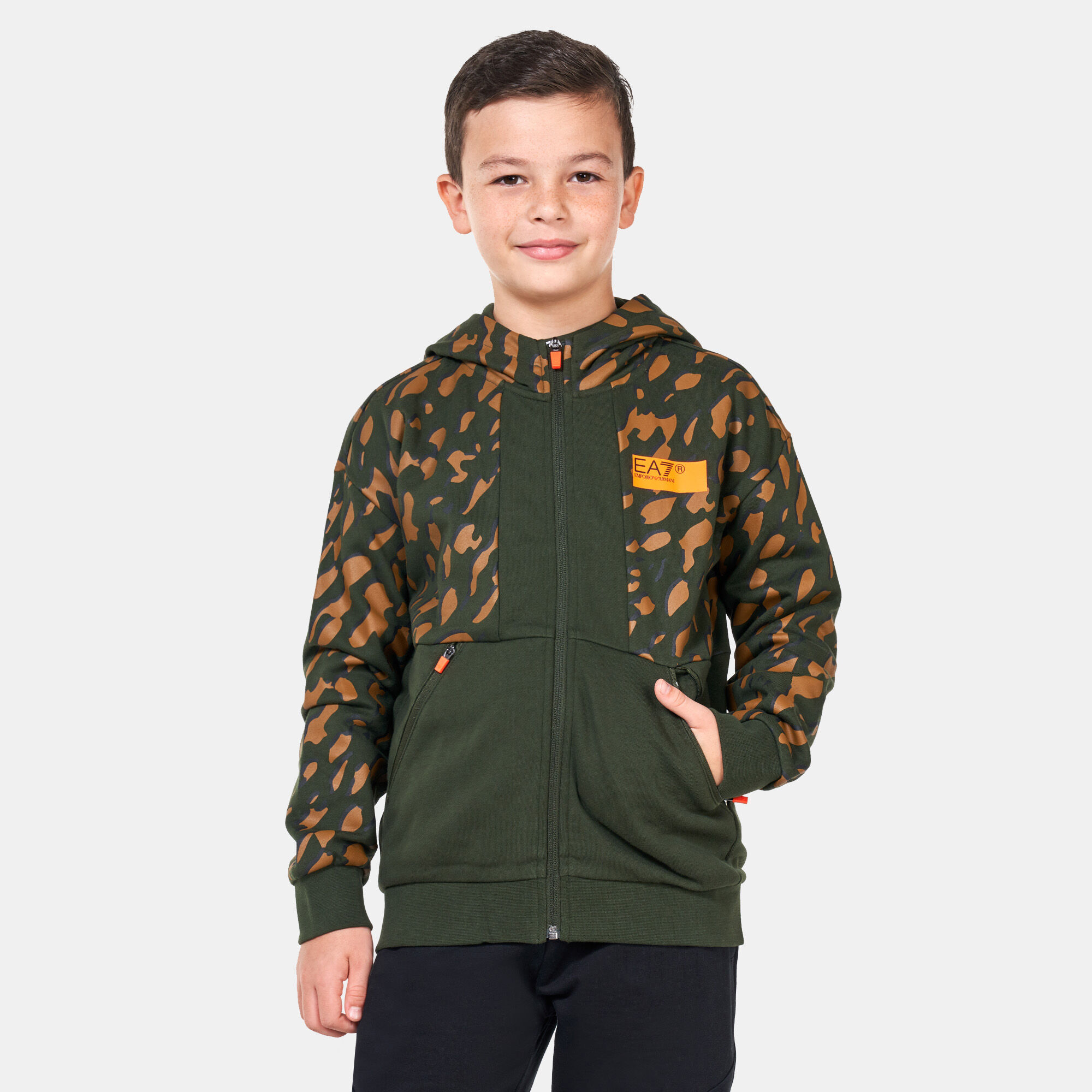 Emporio armani clearance full zip hoodie