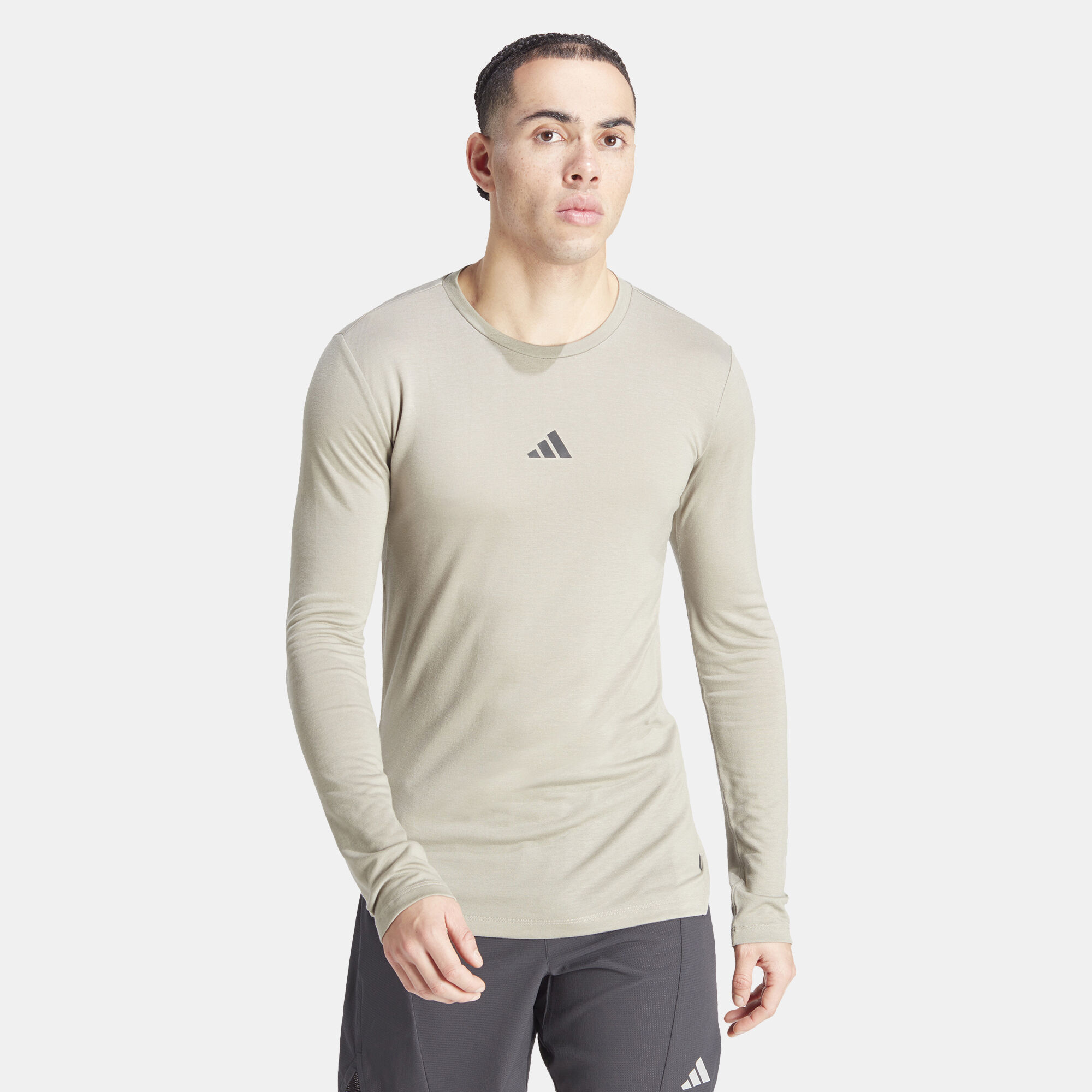 Men s Workout Training T Shirt Brown adidas in Kuwait SSS