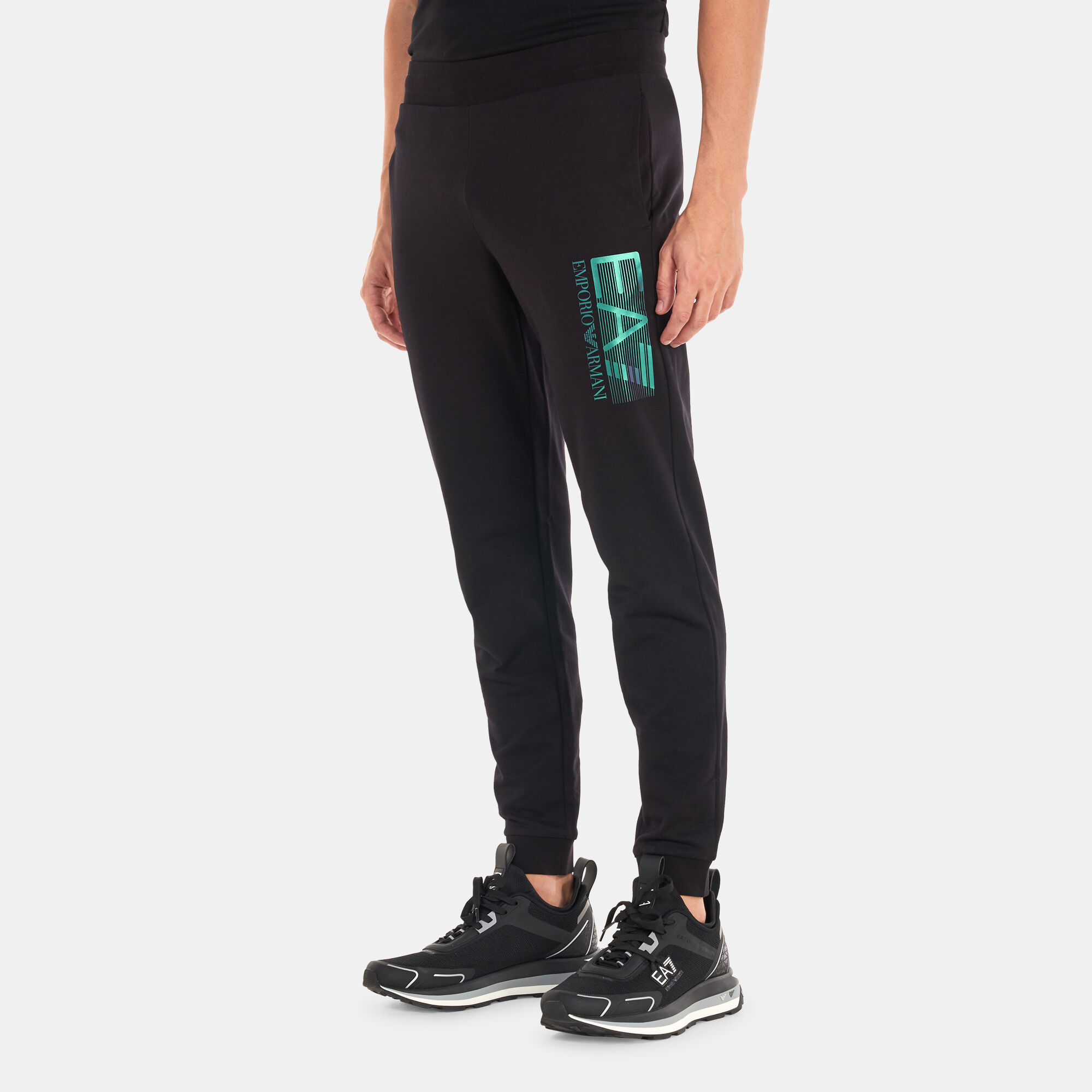 Ea7 joggers black outlet