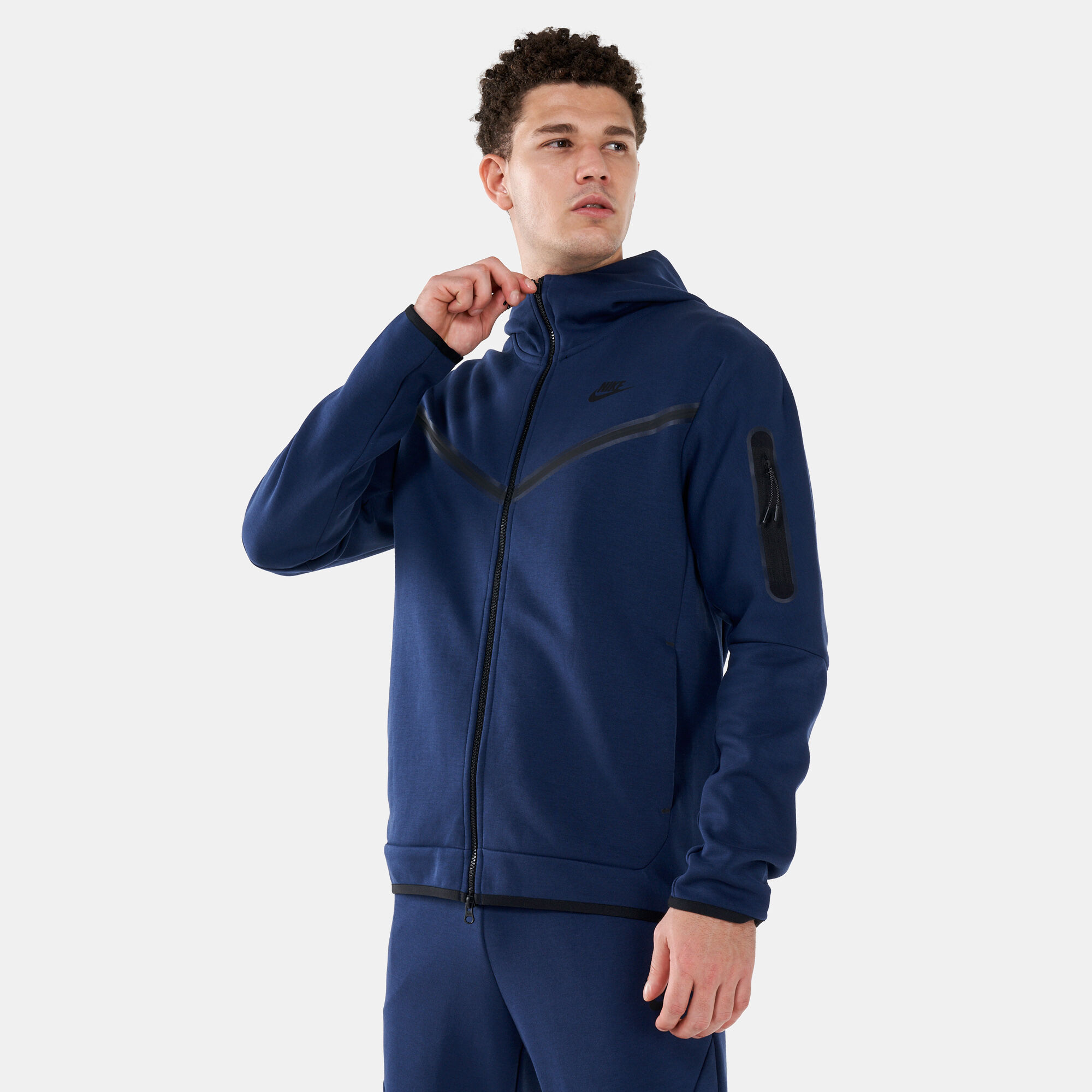 Nike men's sportswear tech fleece full zip hoodi clearance