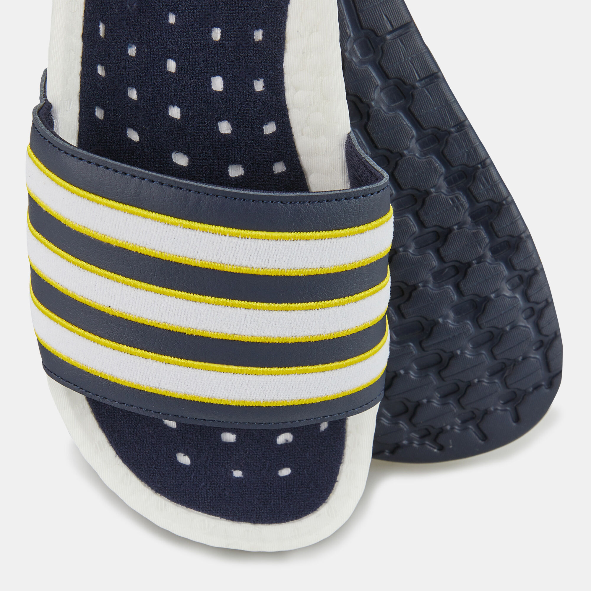 Men s Adilette Boost Slides White adidas Originals in Kuwait SSS