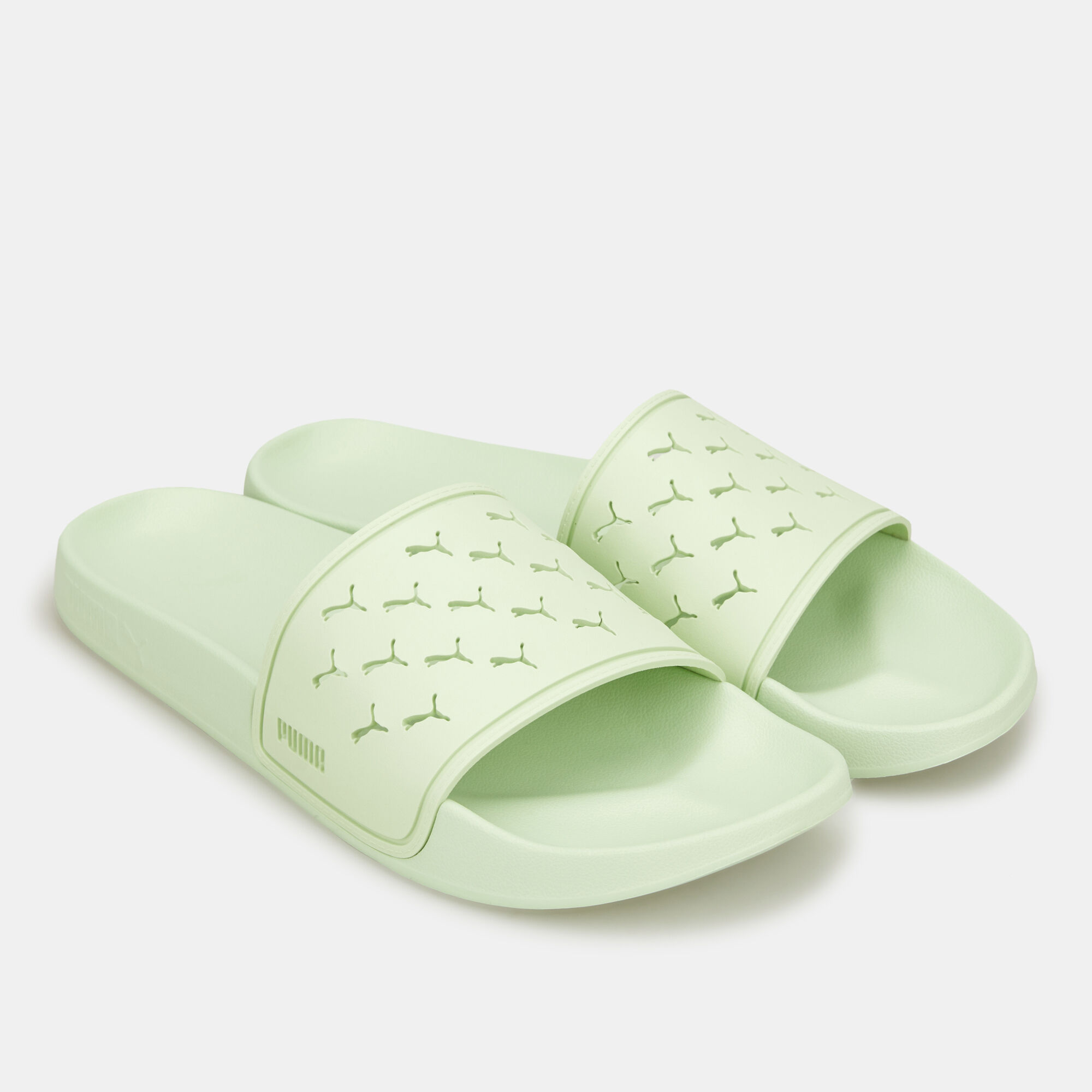 Leadcat 2.0 Cut Out Slides Green PUMA in Kuwait SSS