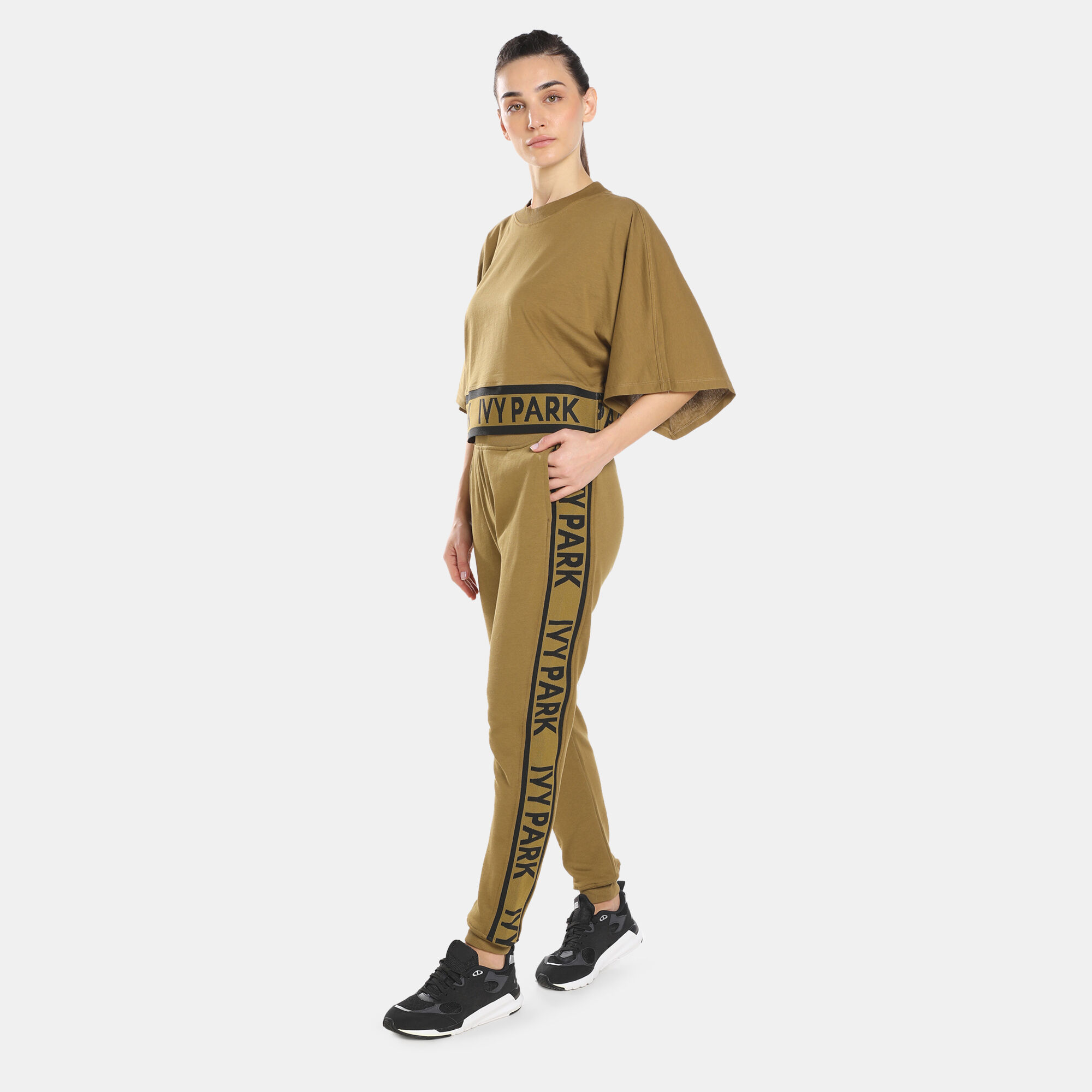 Buy Ivy Park Women s Flatknit Joggers Green in Kuwait SSS
