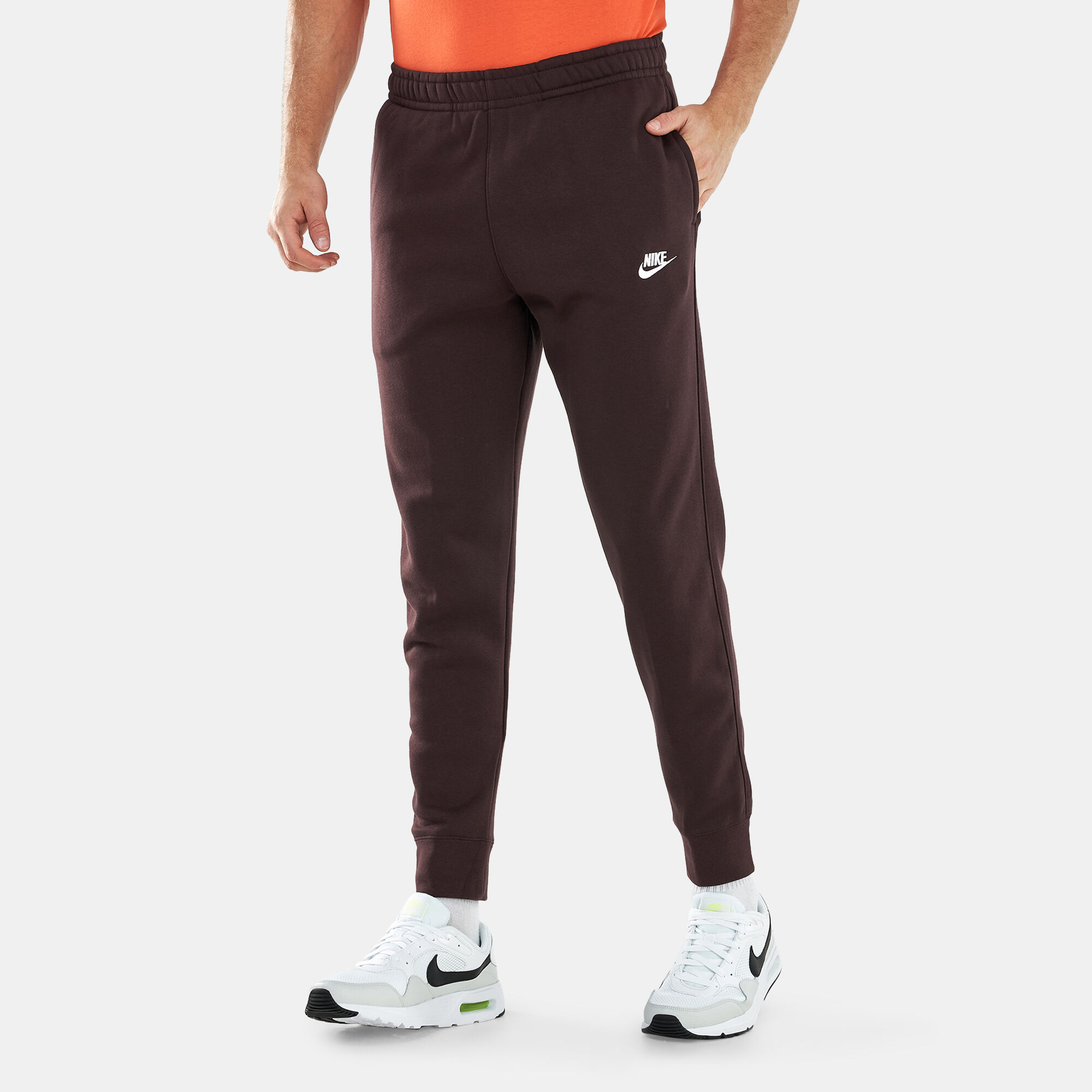 Sportswear Club Fleece Joggers Brown Nike in Kuwait SSS