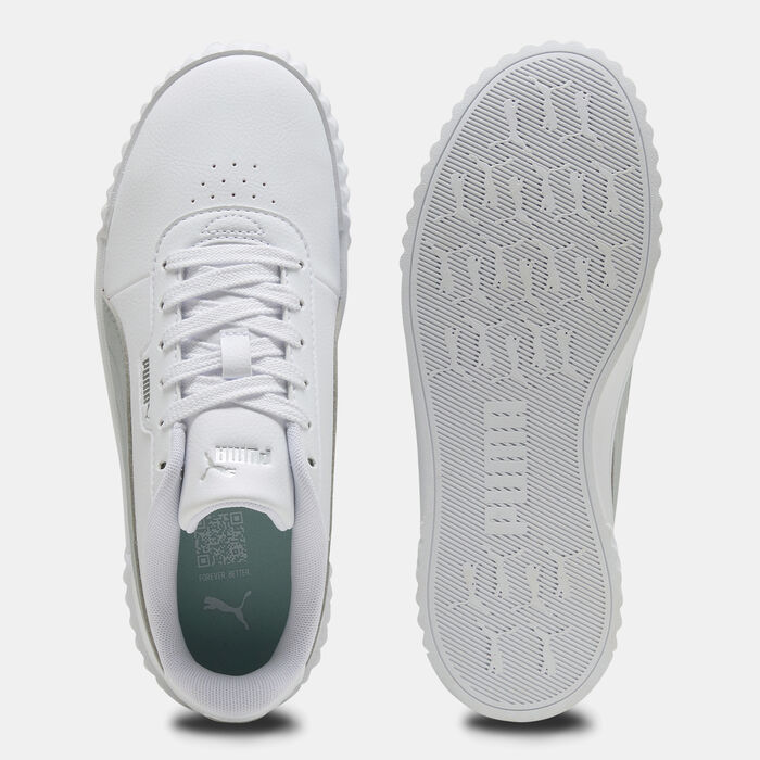 PUMA Women's Carina 3.0 Aqua Metallics Shoes White image number 4