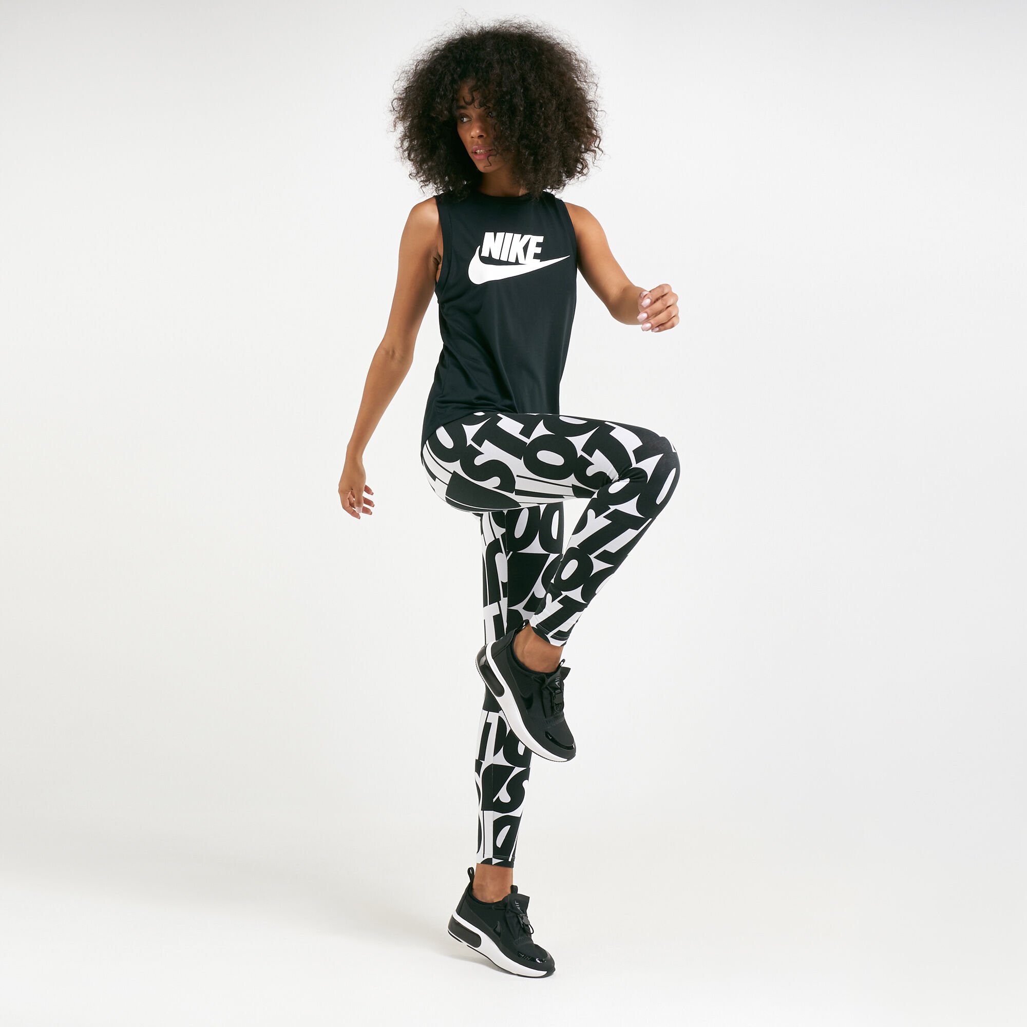 Nike leggings all over print outlet