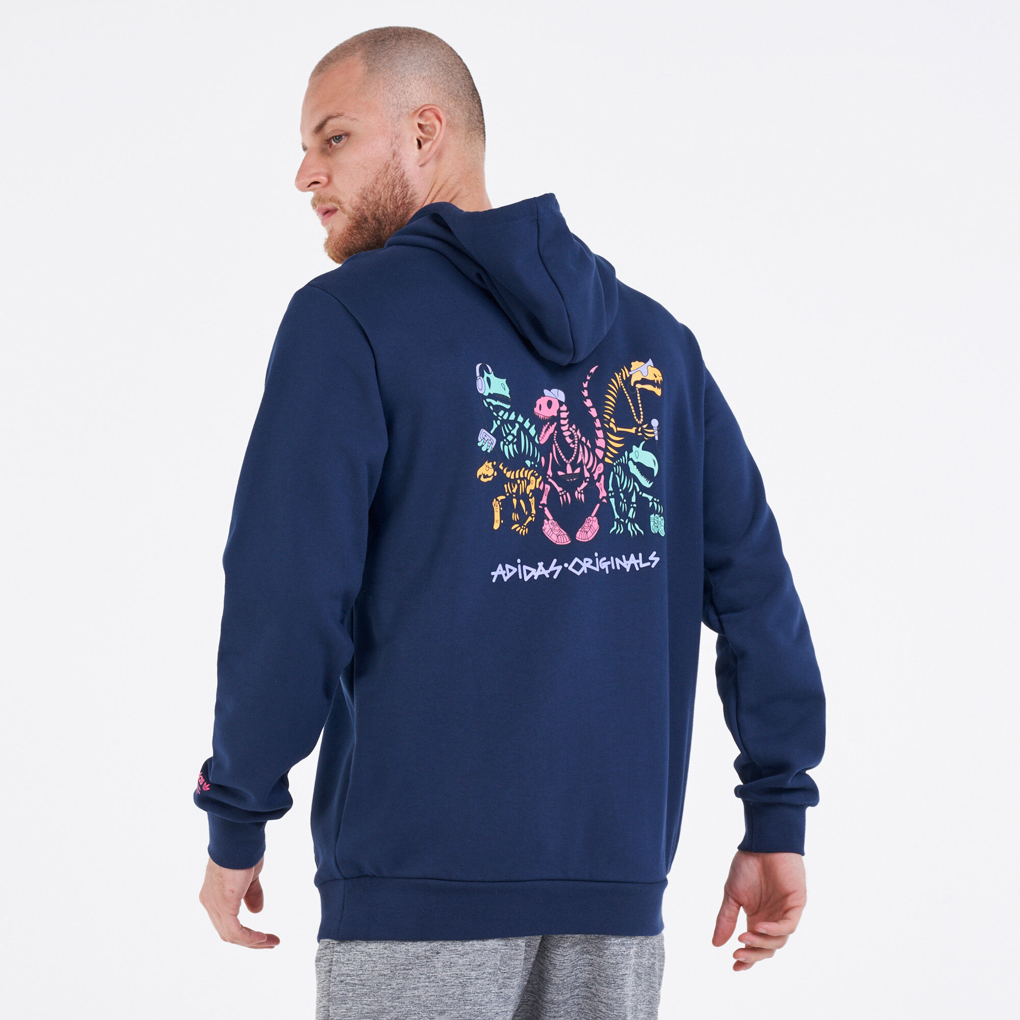 Men s Funny Dino Hoodie