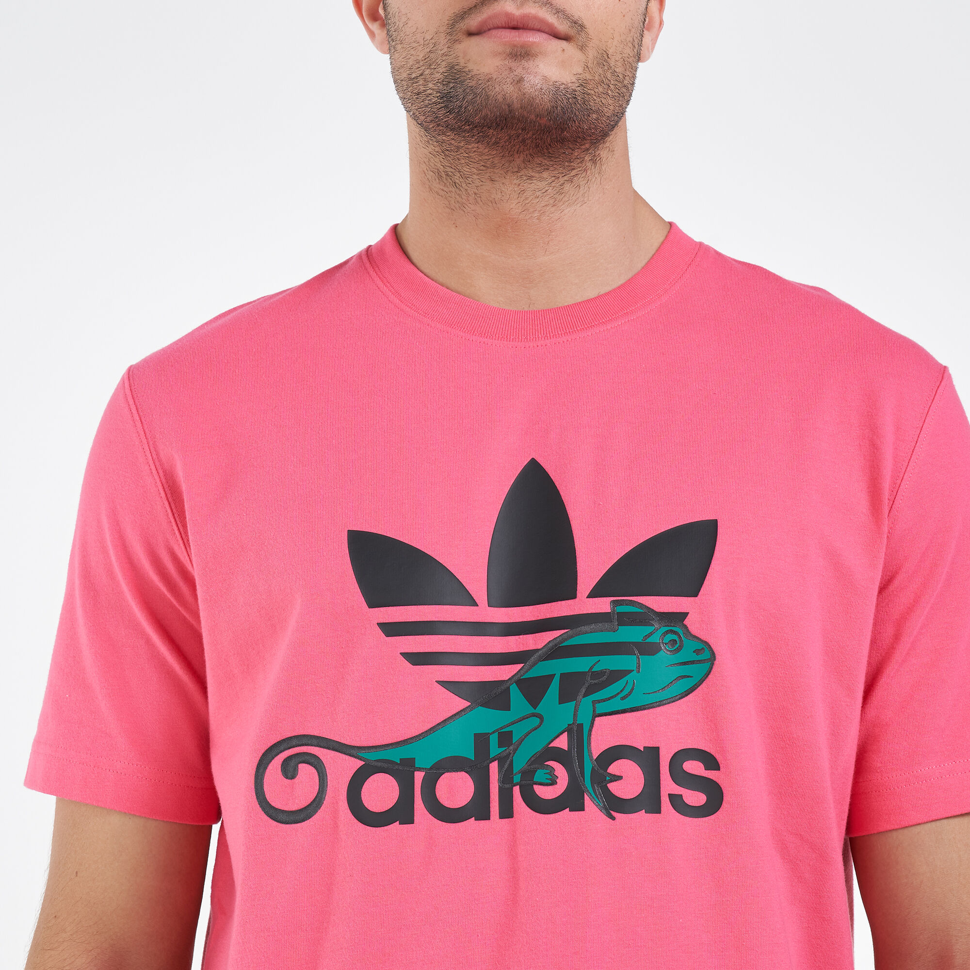 Buy adidas Originals Men s PT3 Logo T Shirt Pink in Kuwait SSS