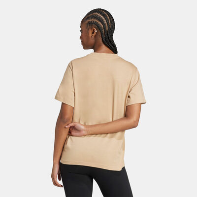 adidas Women's Slide Graphic T-Shirt Brown