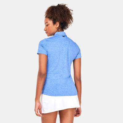 Buy Under Armour Women's UA Zinger Short Sleeve Polo Shirt Blue in