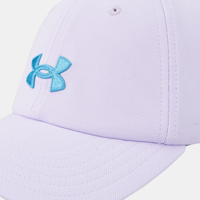 Under Armour Kids' UA Blitzing Adjustable Cap Purple image number 2