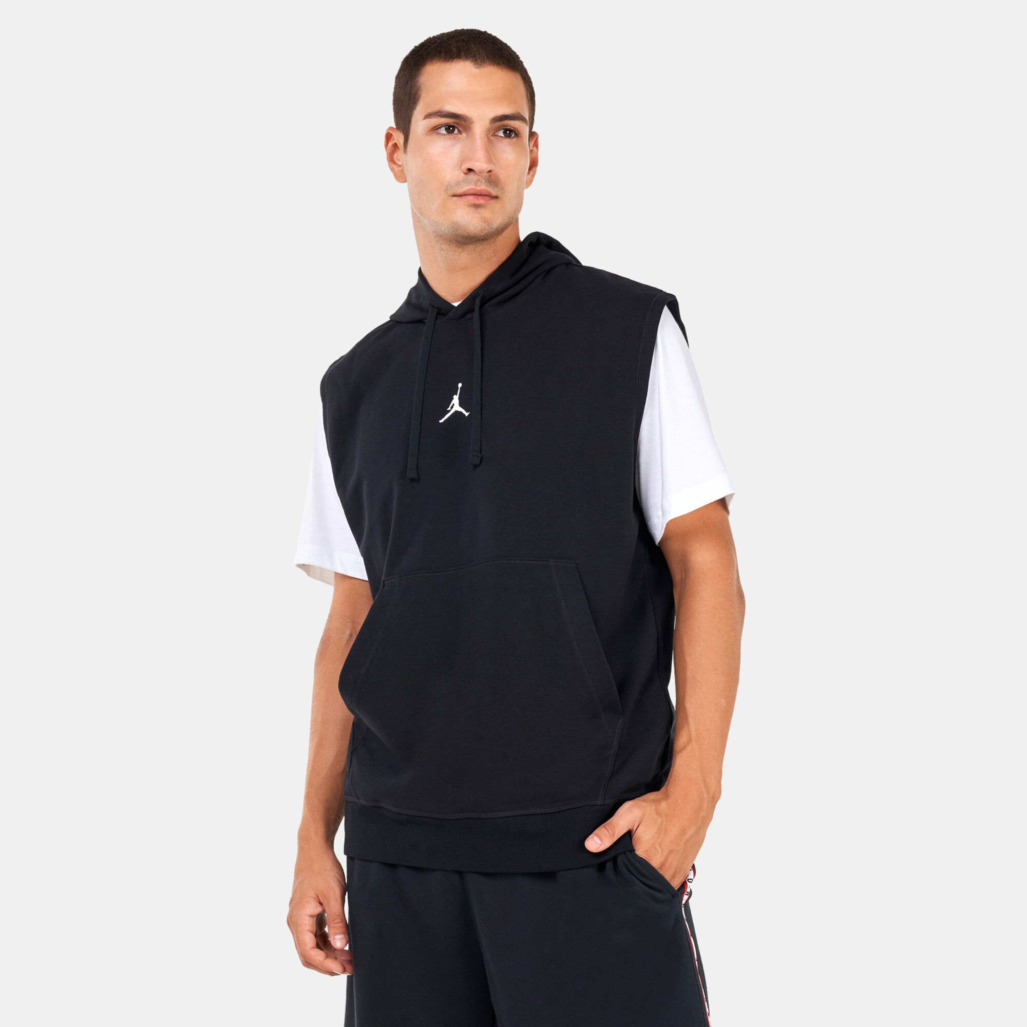 Jordan sleeveless hoodie mens top