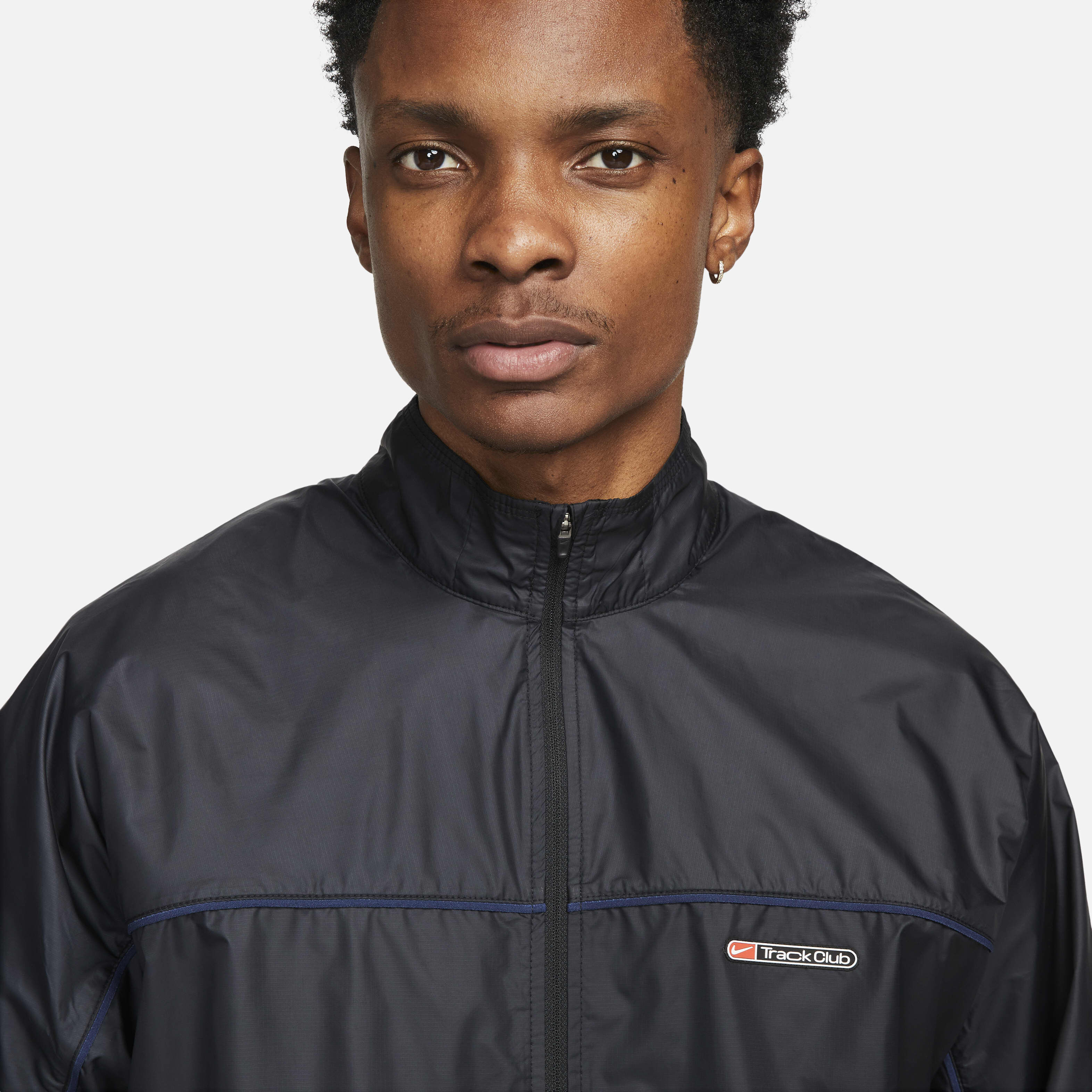 Men s Track Club Storm FIT Running Jacket Black Nike in Kuwait SSS