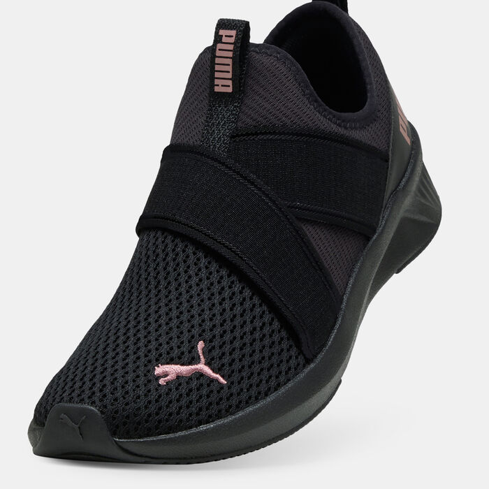 PUMA Women's SOFTRIDE Harli Running Slip-On Shoes Pink image number 4