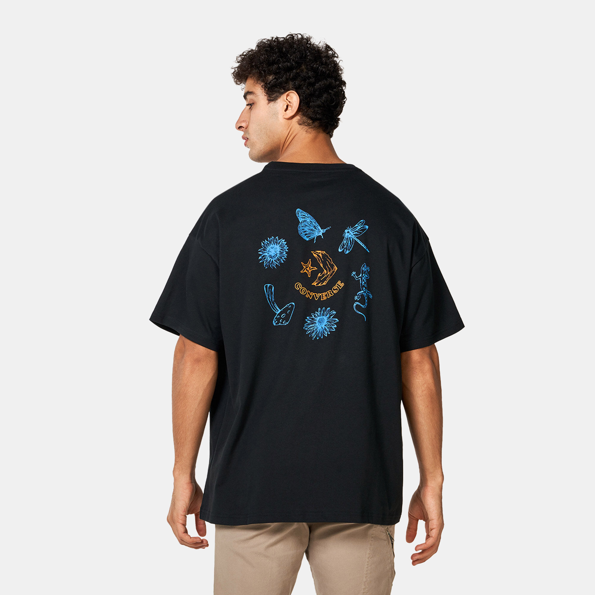 Men s Nature T Shirt Black Converse in Kuwait SSS