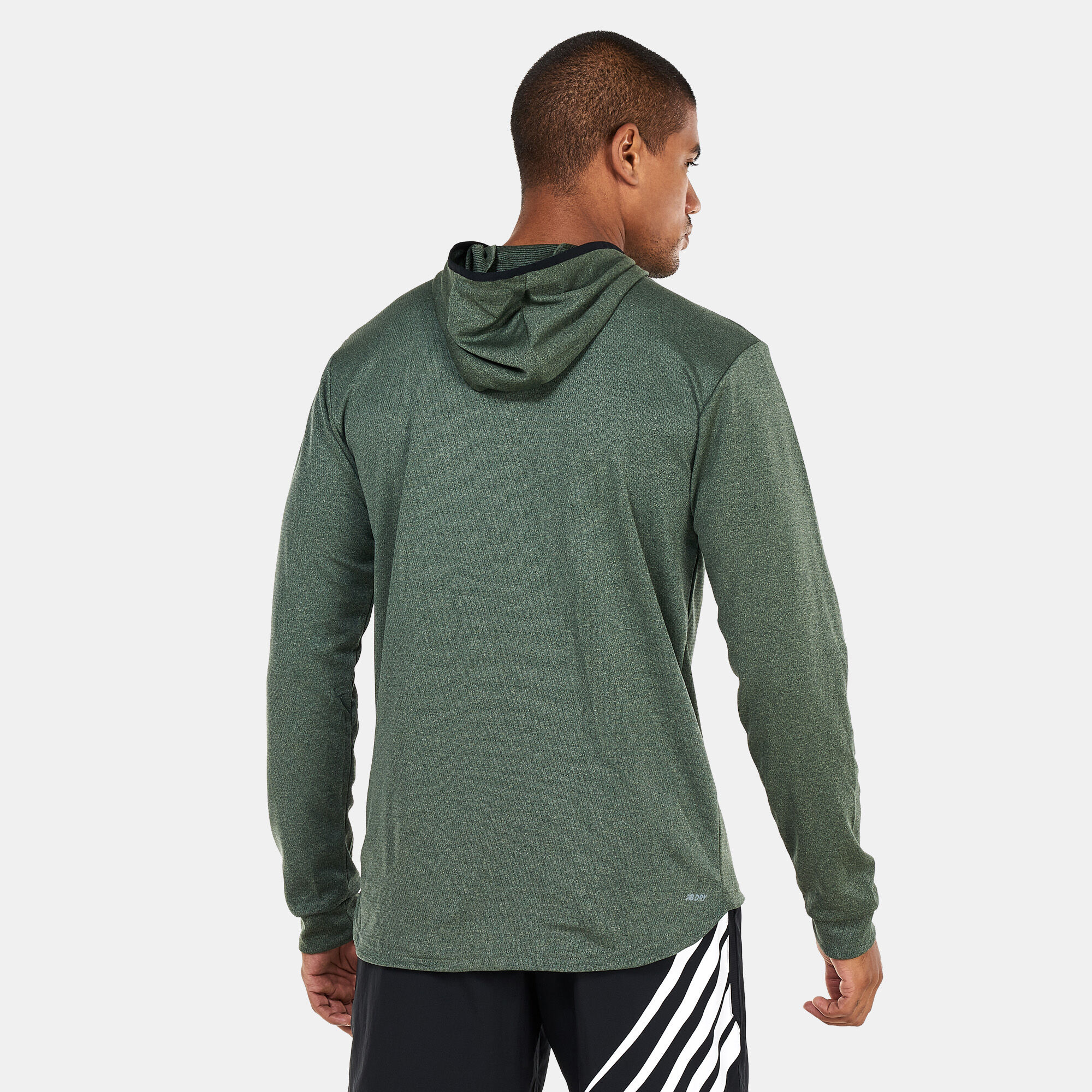 Men s Tenacity Hooded Quarter Zip Hoodie Grey New Balance in Kuwait SSS