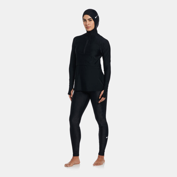 Nike Swim Women's Swim Slim Leggings Black image number 2