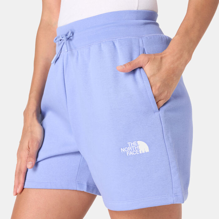 The North Face Womens Essential Shorts Blue image number 3