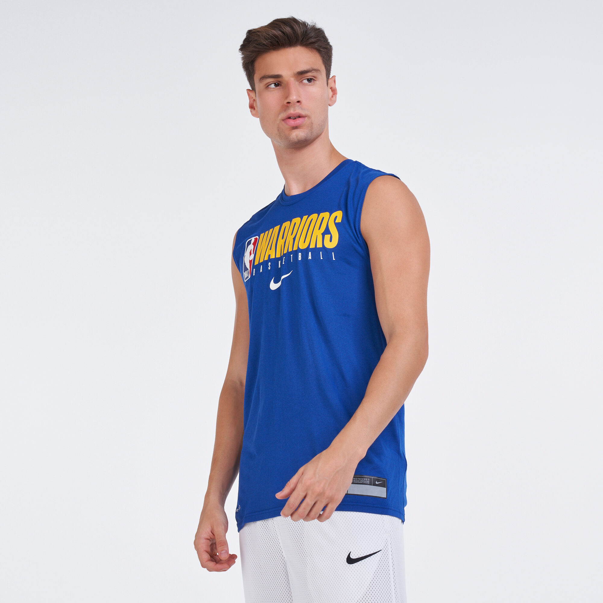 Men s Dri FIT Golden State Warriors Practice Tank Top
