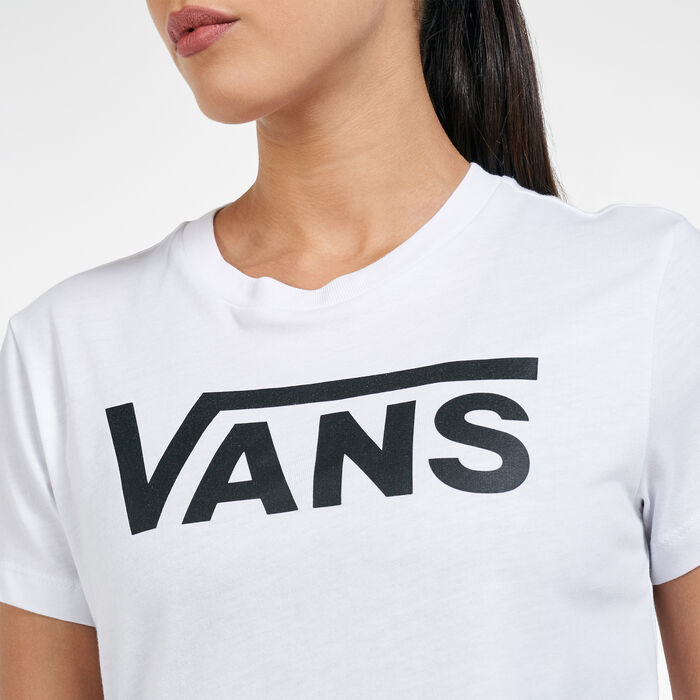 Vans Women's Flying V Crew T-Shirt White image number 3