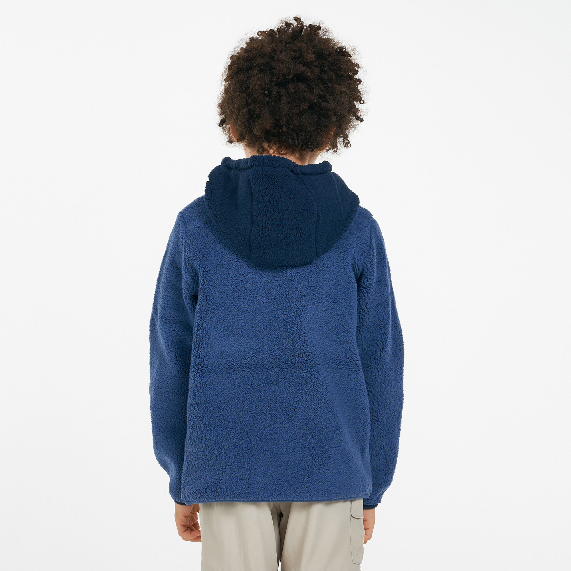 Blue sherpa hoodie best sale