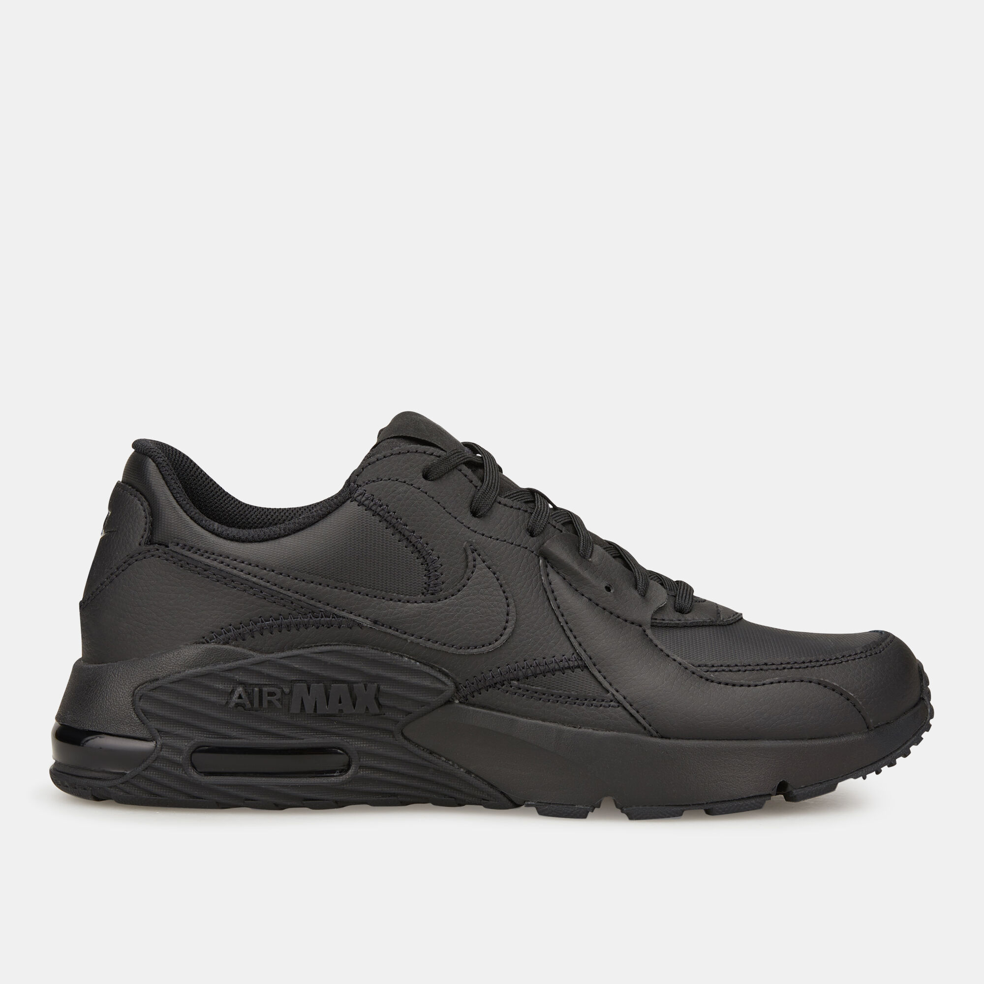 Nike air max discount black leather mens