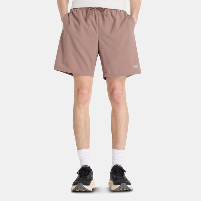 New Balance Men's Sport Essential Running Shorts Beige image number 0