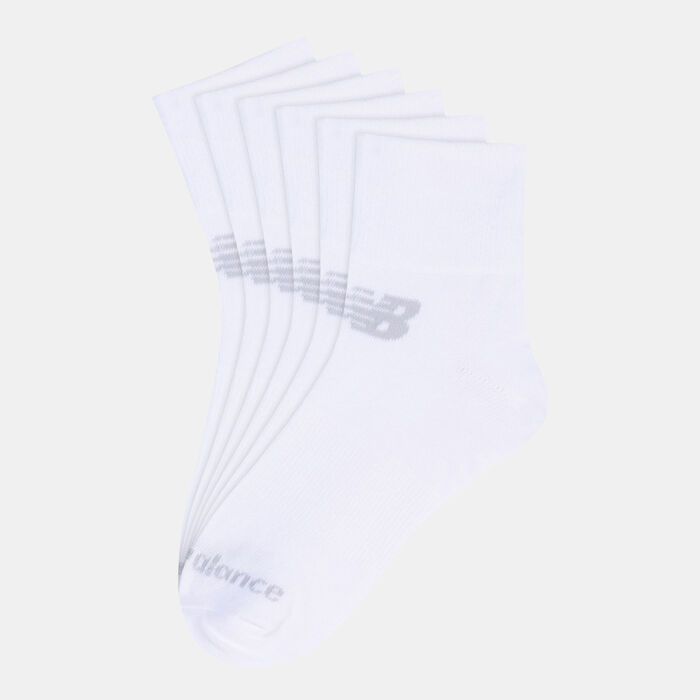 New Balance Performance Flat Knit Ankle Socks (3 Pack) White image number 0