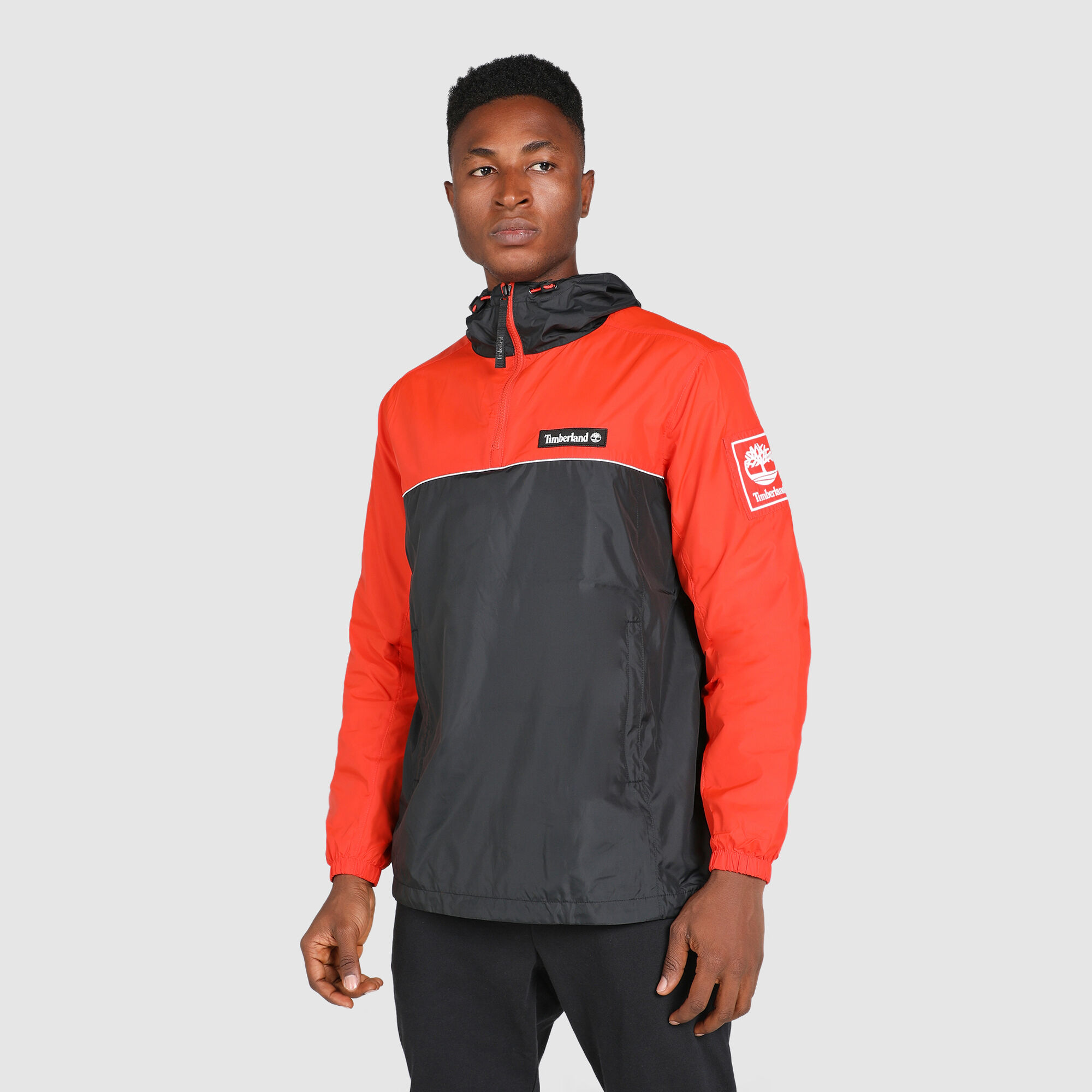 Mens pullover windbreaker jacket online