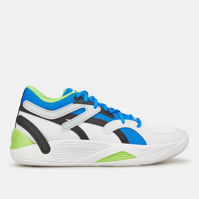 PUMA Men's TRC Blaze Court Basketball Shoe White