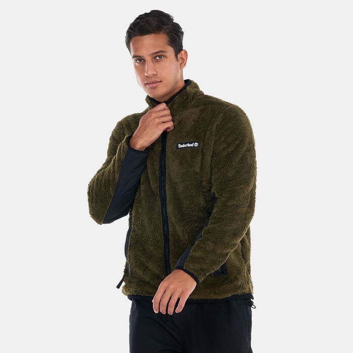Timberland Men's High Pile Fleece Jacket Green image number 0