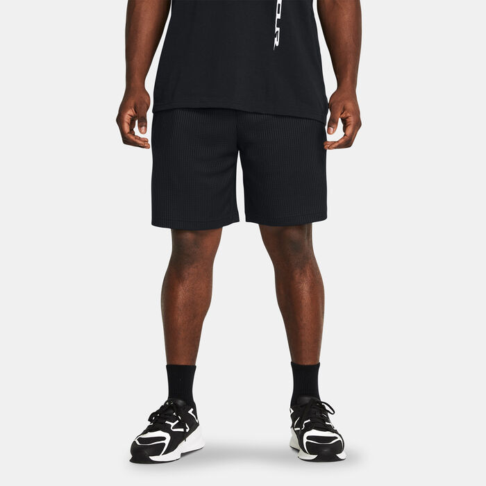 Under Armour Men's Rival Waffle Shorts Black image number 0