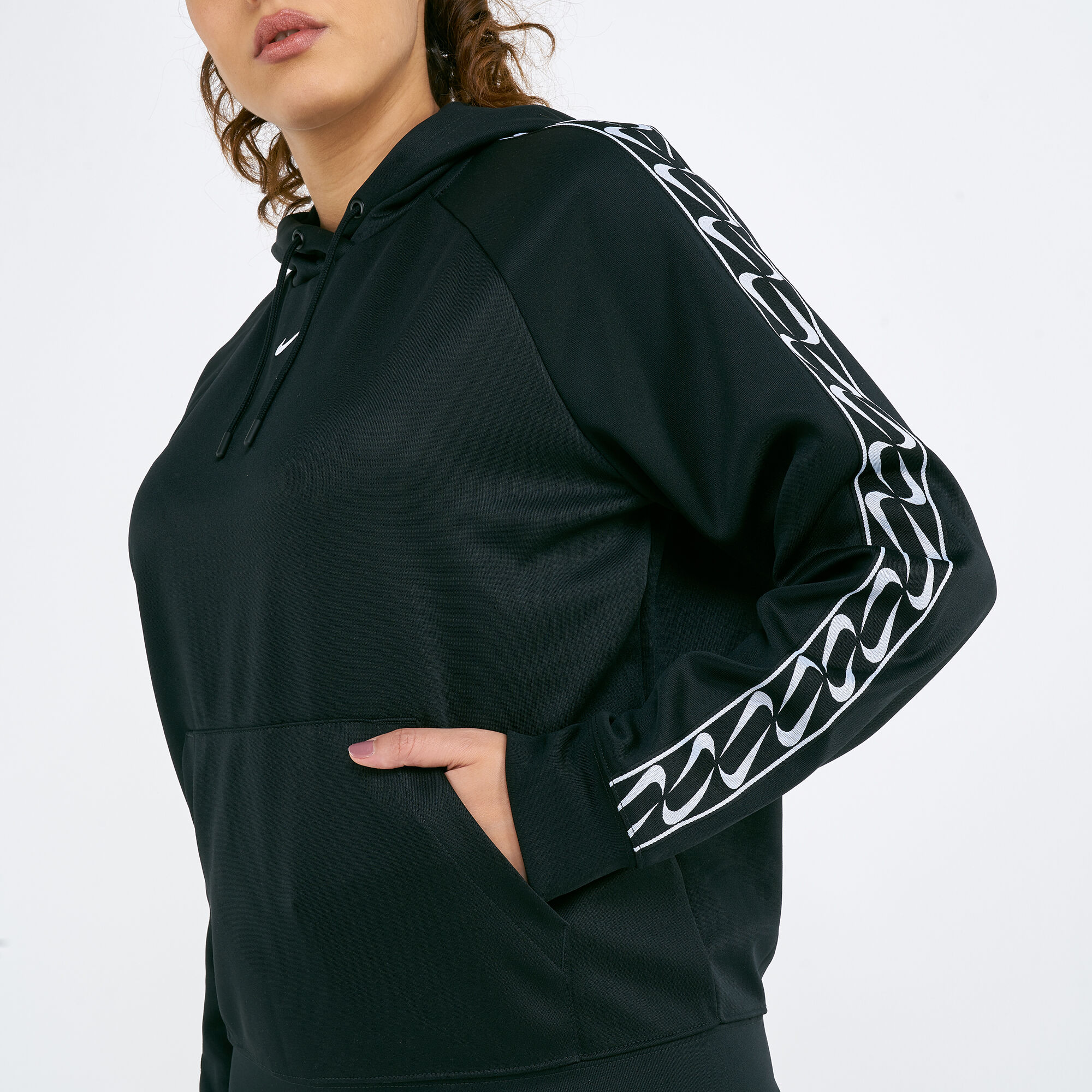 Nike w nsw hotsell hoodie fz logo tape