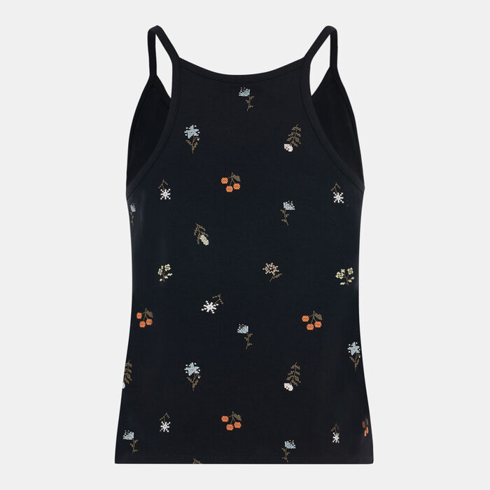 Vans Women's Micro Ditsy Halter Top Black image number 1