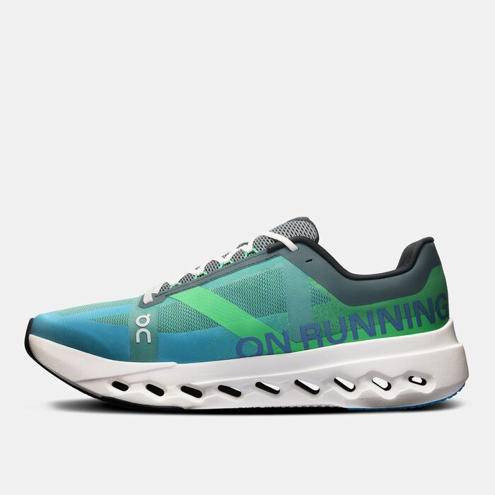 On Men's Cloudsurfer Next Running Shoes Green image number 2