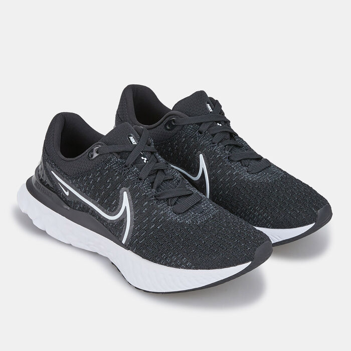 Nike Women's React Infinity Run Flyknit 3 Shoe Black image number 1