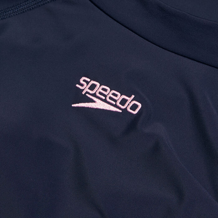 Speedo Women's Rash Top And Jammer Swimming Set Blue image number 2