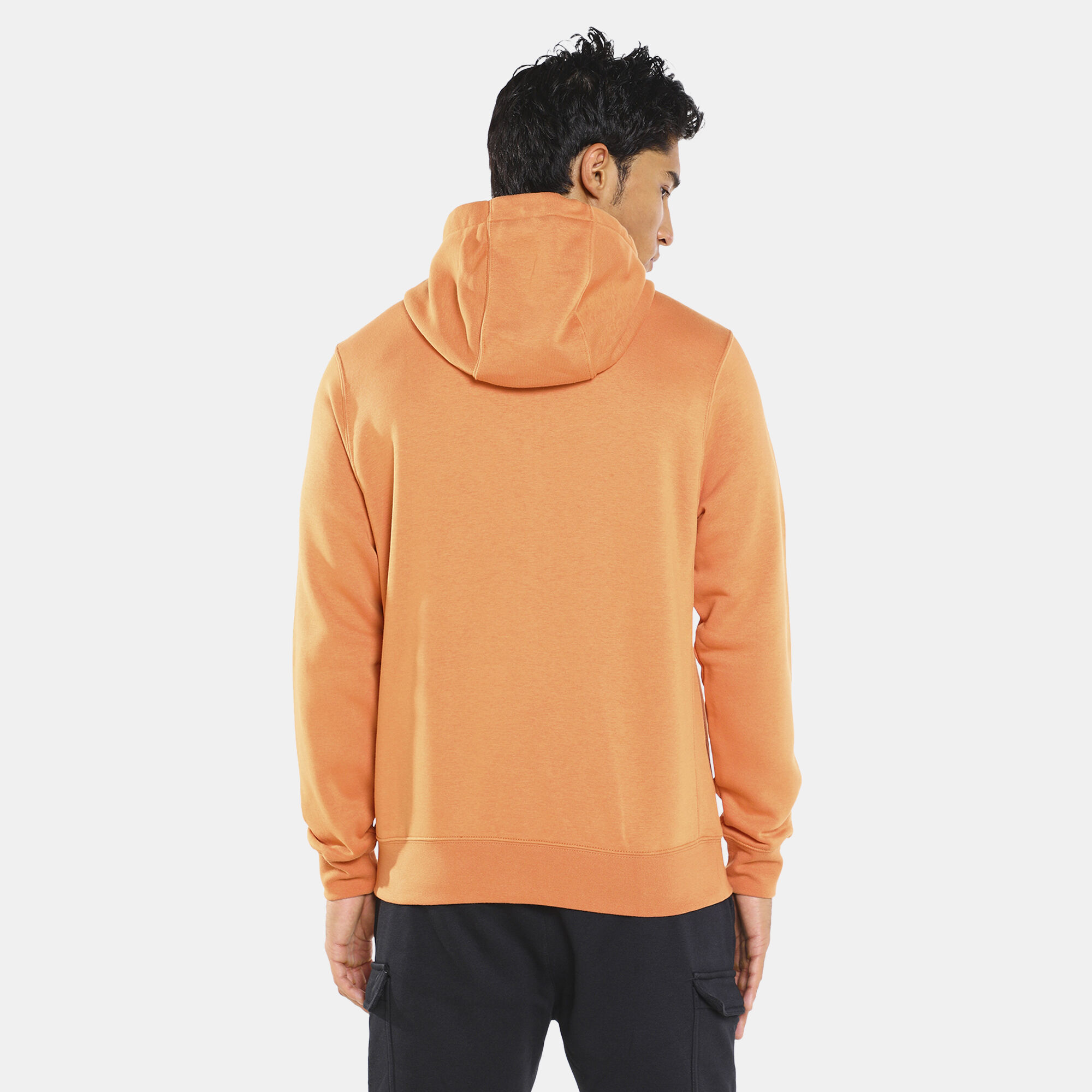 Men s Sportswear Club Full Zip Fleece Hoodie Orange Nike in Kuwait SSS