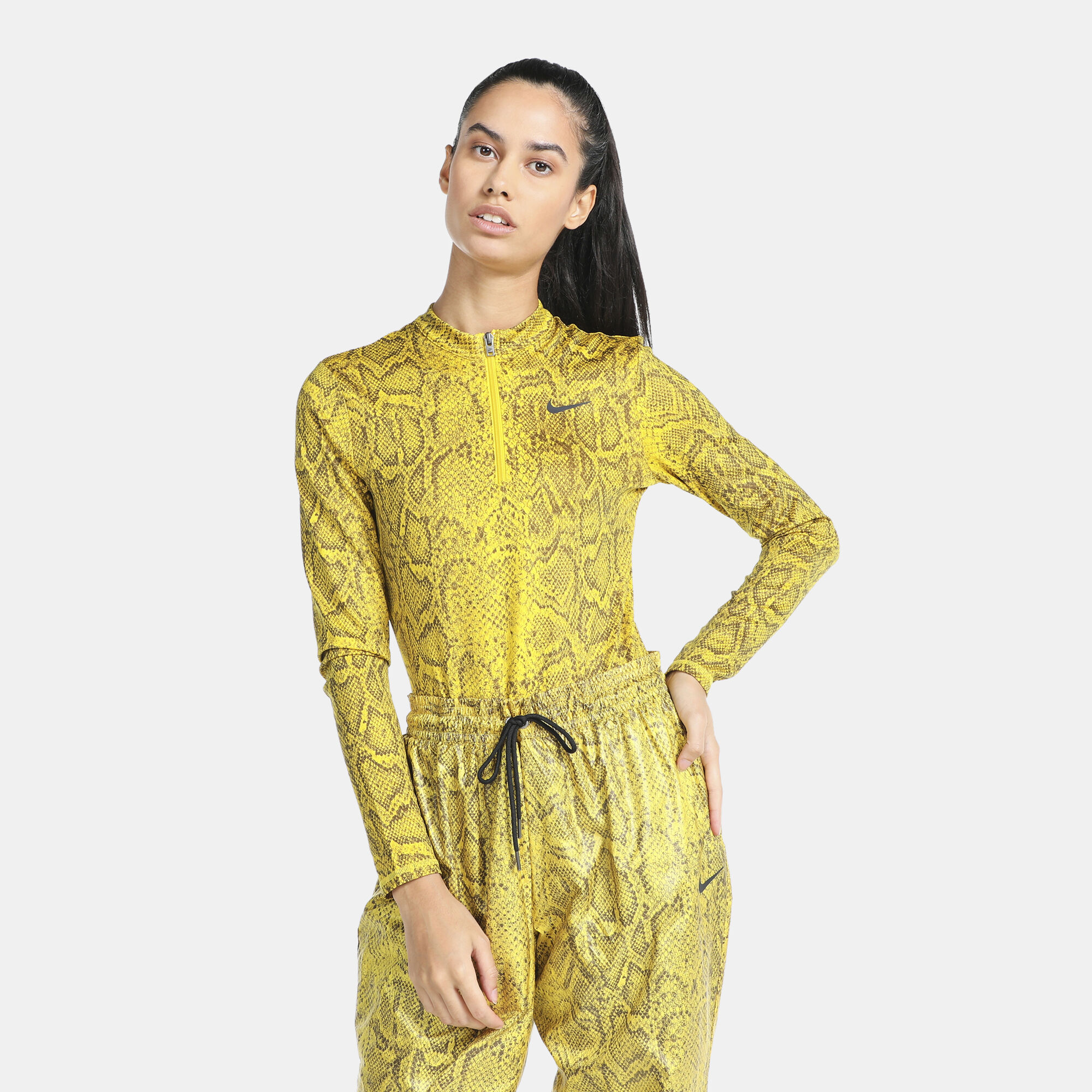 Nike best sale yellow bodysuit
