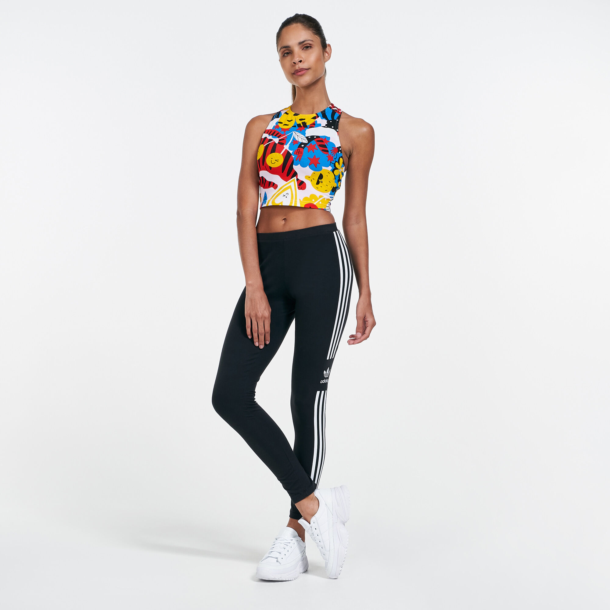 Adidas top crop singlet