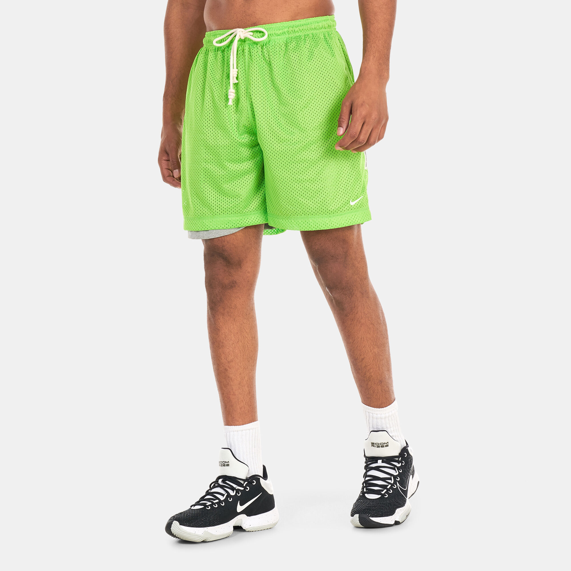 Green nike basketball shorts discount