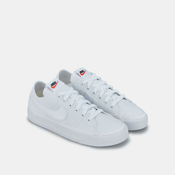 Nike Women's Court Legacy Canvas Shoe White image number 1