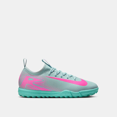 Nike Kids' Mercurial Vapor 16 Academy Turf Ground Football Shoes Green