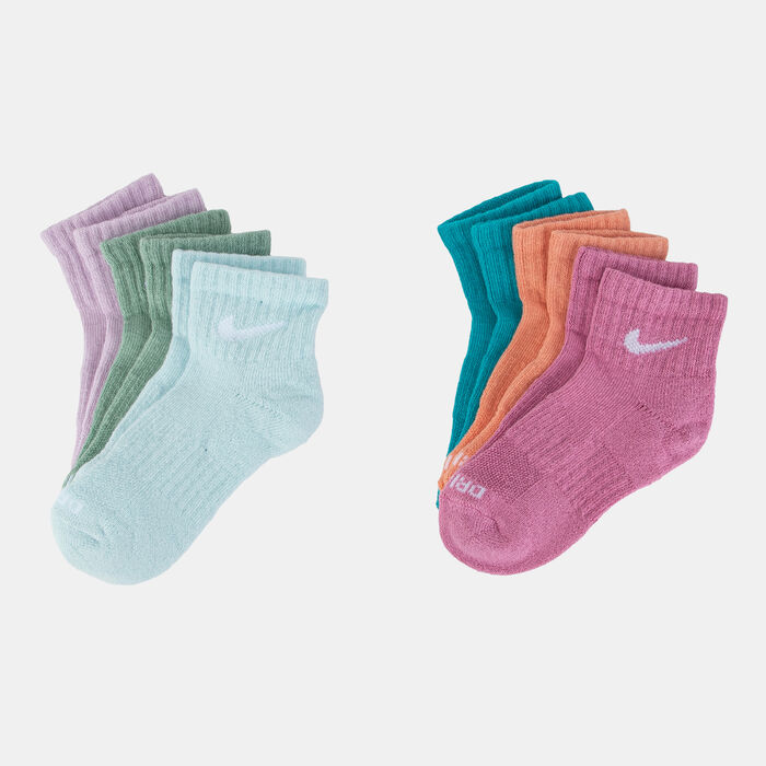 Nike Kids' Dri-FIT Performance Basics Ankle Socks (6 Pairs) Multi image number 0