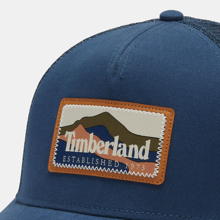 Timberland Mountain Patch Trucker Cap Blue image number 2